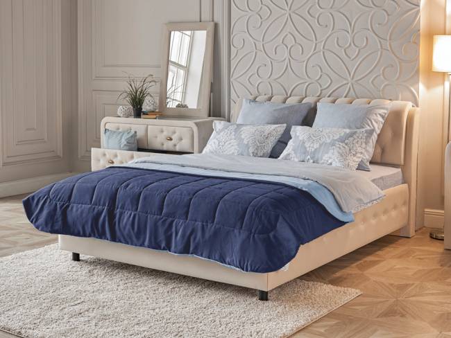 Покрывало Madison сине-голубое