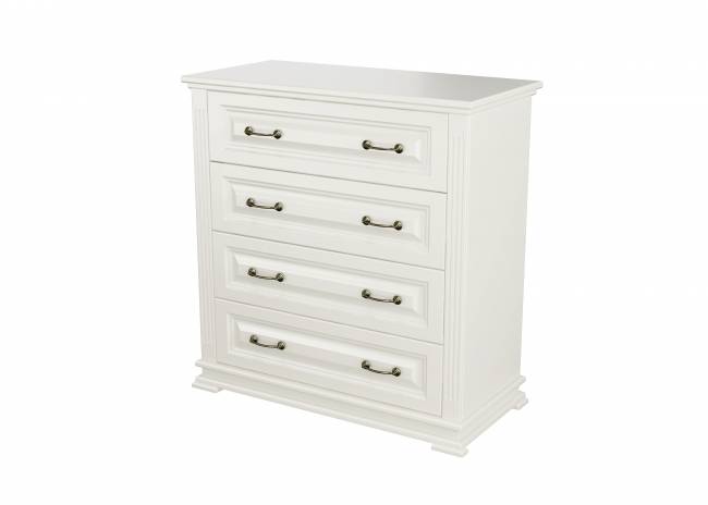 Комод Венеция, цвет: Массив: Белая