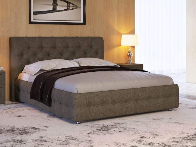 Кровать Life 4, цвет: Глазго Коричневый Кровать Life 4, цвет: Глазго Коричневый