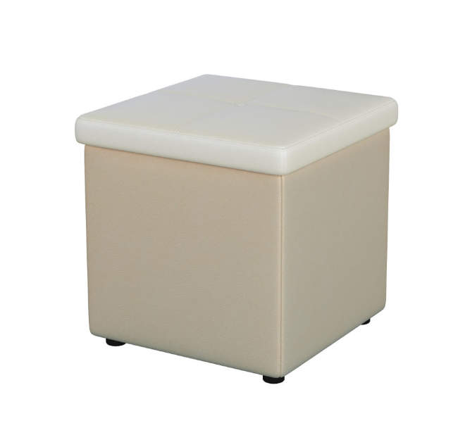 Пуф Orma soft 2, цвет: Экокожа: Молочный перламутр/Бежевый перламутр Пуф Orma soft 2, цвет: Экокожа: Молочный перламутр/Бежевый перламутр