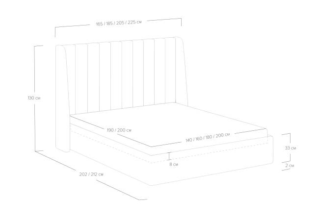 Кровать Samanta