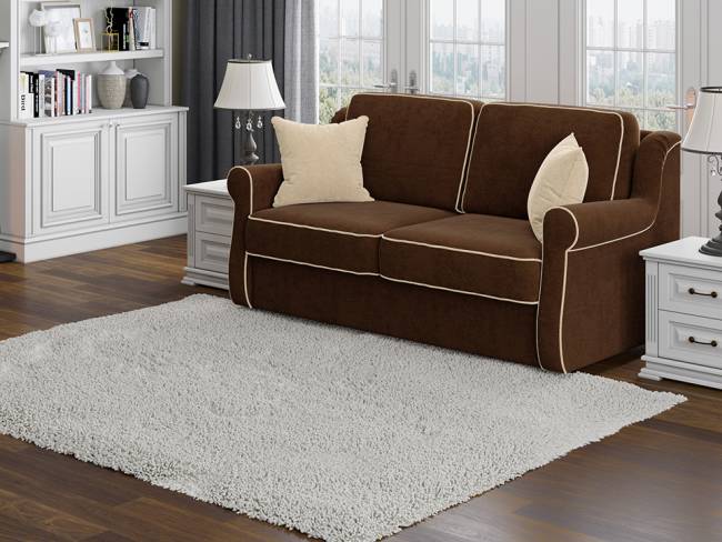 Диван Synergy Grace, цвет: ткань-велюр Soft 9 фото в интерьере