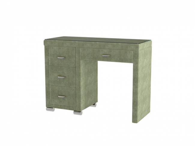 Туалетный стол OrmaSoft-2 (4 ящика) левый, цвет: Лофти Олива