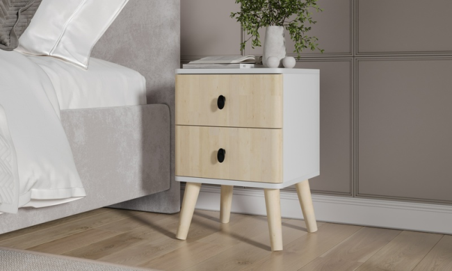 Тумба прикроватная Freya (2 ящика) 