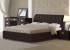 Кровать Como 4, цвет: Экокожа Коричневая