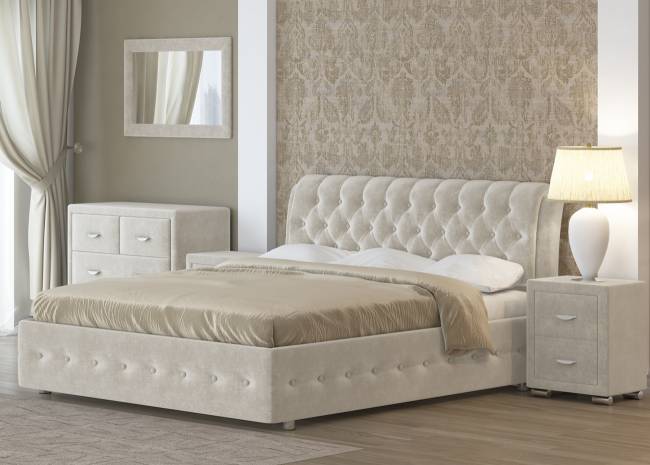 Кровать Como 4, цвет: Лофти Лен