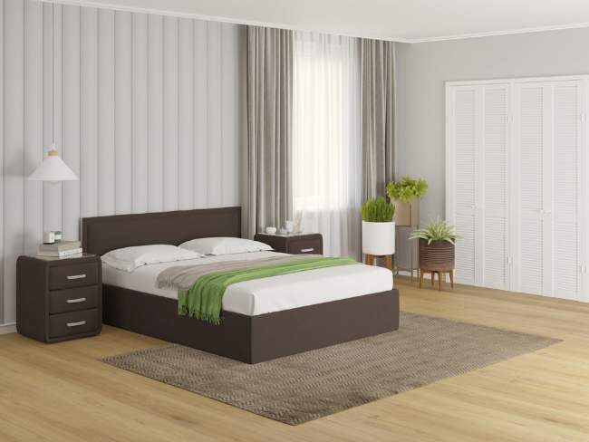 160-200 Кровать Aura Savana Chocolate (шоколад)